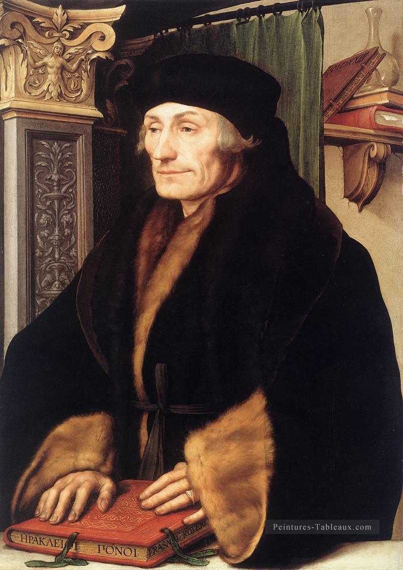 Portrait d’Erasmus de Rotterdam Renaissance Hans Holbein le Jeune Peintures à l'huile